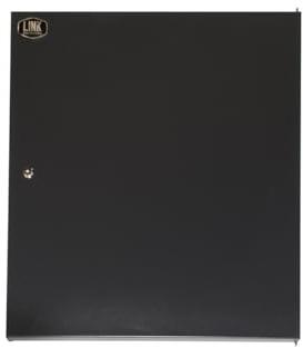 Link Accessori LKDOOR15UEN Türrahmen-Zubehör - Rack-Zubehör (Tür, Schwarz, Metall, 15U, LK1915UNF, 1 Stück