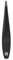 ZWILLING Pinzetta (punta obliqua, rimozione di peli e schegge di sopracciglia, manico di larghezza maggiore, ipoallergenica), premium, nera, 100 mm