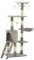 vidaXL Arbre à Chat avec Griffoirs en Sisal 138 cm Gris Grattoir à Chat