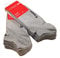 Kappa 6 Paia Calzini Fantasmini in cotone Unisex (Grigio Mel, 42-44)