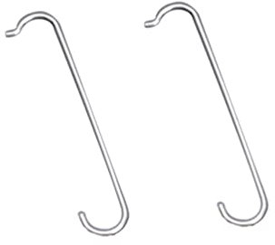 LIOOBO 2pcs Bike Chain Hook Joint Hook Bicycle Chain Repair Tool Removal Chain Connecting Tool Bicycle Accessories - Silver