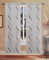 GBiancheria COPPIA TENDE DEBORA 45X150 45X240 PER FINESTRE E PORTEFINESTRE PRONTE DA APPENDERE (45x240, Grigio)
