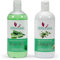 Dermawax Vor- & Nachbehandlung Set- Aloe Vera Haut Cleanser und Nachbehandlung Entfernt Wachsreste minimiert Rötungen und Irritationen nach der Haarentfernung (1 l (1er Pack), Aloe Vera- Eukalyptus)
