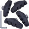 Bike Brake Pads, 2 Pairs Road Brake Pads C Shaped Pads for Mountain Bike Brake Pads Caliper Brake Blocks Bicycle Road Brake Blocks Reliable in Wet Condition with Installation Tool 50 mm