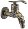 Robinet vintage en alliage de zinc sculpté - Robinet mural de 1,27 cm - Pour salle de bain, jardin, cuisine - Type 3