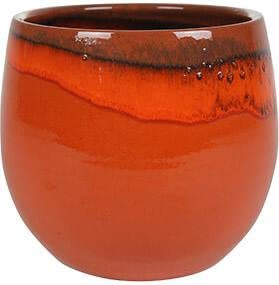 Ter Steege Blumentopf Orange D 29 cm H 26 cm