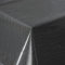 Home Produktbild Wachstuch Tischdecke Gartentischdecke Maldecke Basteldecke PVC abwaschbar Tischwäsche einfarbig mit Leinenstruktur Baku (Grau, 140 cm rund)