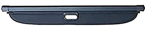 TOYSPY Laderaumabdeckung Auto Kofferraum Schutz Abdeckung Cargo Cover für Peugeot 3008 2009-2019,Einziehbare Kofferraumabdeckung Rollo Hutablage zubehöR,A-Black