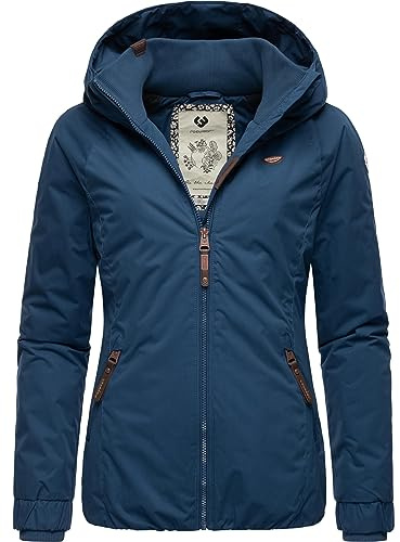 Ragwear Damen Winterjacke warmer Kurzmantel mit Kapuze Dizzie Winter Intl XS-6XL