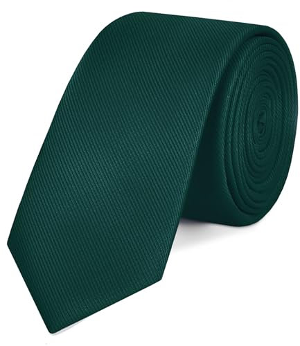 OcioDual Cravate Vert, Cravate Homme Classique et Élégante, Idéale pour les Célébrations, les Événements, Cravates Hommes, les Mariages, les Fêtes, les Hommes D'affaires, pour Offrir