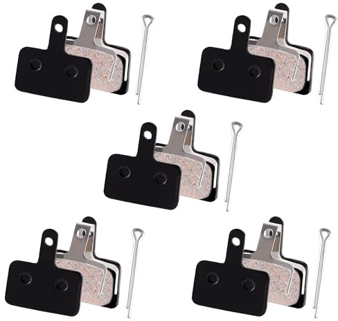 5 Paar Bremsbeläge Fahrrad Scheibenbremse, Fahrrad Bremsbeläge Kompatibel mit Shimano B01S, Fahrrad Beläge Bremsbelag, Schwarz, Universal