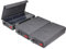 NUSWOR Upgrades Staubdichte Kassetten-Aufbewahrungsbox mit Deckel, Audio-Kassettenhalter, 3er-Pack, für 144 Kassettenhüllen, 16,34 x 9,25 x 3,4 cm