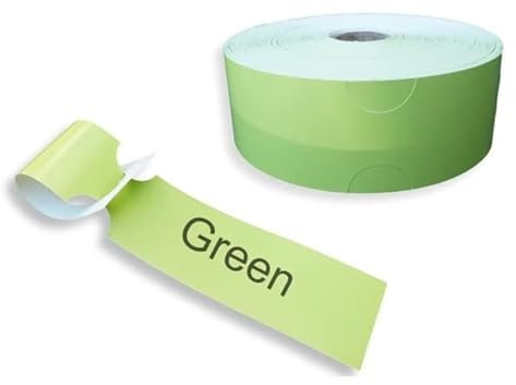 Lot de 250 rouleaux d'étiquettes à enrouler autour de la plaque d'identification en polyéthylène pour arbre alimentaire (vert)