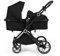 ckle Bubba Atom All-in-One i-Size Travel System, 3-in-1 Kinderwagen mit Cirrus Autositz & ISOFIX Basis, geeignet von Geburt an bis 22kg, kompakter & leichter Kinderwagen (Schwarz)