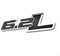 Metall-Seiten-Heck-Aufkleber, schwarz, 6,2 l, Seiten-Heck-Emblem für Chevy SS Kofferraum, Kotflügel, Abzeichen, Aufkleber, Autoaufkleber