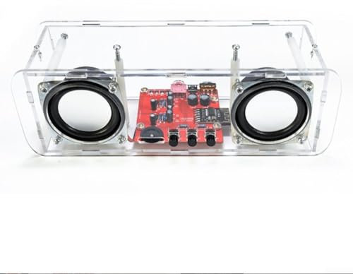 Perfect DIY Project Build Your Own BT Speaker with 3W Speaker and Transparent Casing (B)