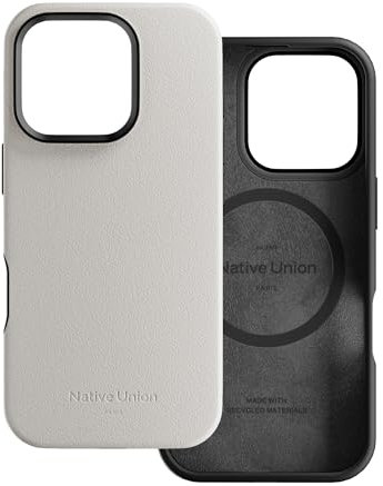 Native Union Active Case – MagSafe Compatible with Built-in Magnets – Rugged Design – Recycled Materials – Ultra-Durable Drop Protection up to 10ft / 3m for iPhone 16 Pro (Sandstone)