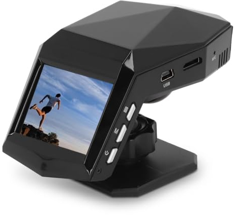 HD Dashcam, 2 Zoll Dashcam mit 170°-Weitwinkel, Nachtsicht, 24 Stunden Parküberwachung, Loop, Bewegungserkennung