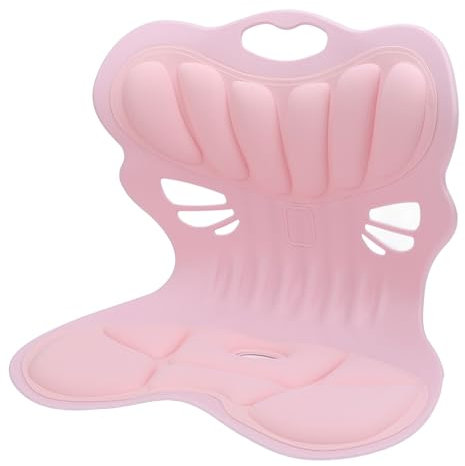 Luocute Ergonomischer Haltungskorrekturstuhl Zur Unterstützung des Unteren Rückens, Gezielte Massage, Tragbare Entlastung der Lendenwirbelsäule für das Heimbüro, Kunststoff-Baumwolle, 41