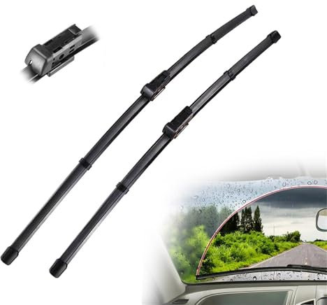 WOHOOD Escobillas Limpiaparabrisas Delanteras para Seat Arona 2017-2023, 26+18, 2 en 1, Accesorios