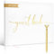 Premium-Gästebuch für Lebensmomente – 100 Seiten klimaneutrales Papier (160g/m²) + 1 Metallic-Glanzstifte – Mehrzweck-Gästebuch Hochzeit, Taufe, Geburtstag, Jubiläum & Babyparty
