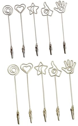 Cabilock 10 Pièces Fournitures De Mariage Porte-gobelet En Toile Supports De Table Pour Cartes De Visite Petit Seau Avec Couvercle Supports De Table Pour Les Nombres Porte-mémo Silver