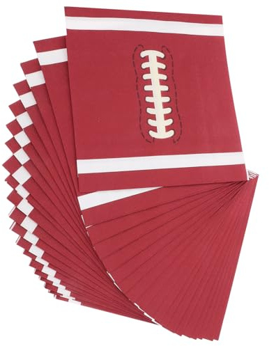 HAPINARY 20stücke Fußball Servietten Hochwertige Wiederverwendbar Servietten Für Geburtstagsfeiern Sportevents Und Fußball-mottopartys Saugfähige Und Dekorative Papierservietten