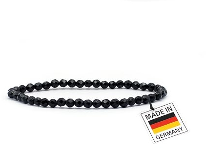 TIGER TREASURE Qualität, inspiriert seit 1890 Onyx Armband | Stärke und Schutz | Edelsteine aus Brasilien | Handgefertigtes Perlenarmband aus Deutschland | Schmuck für Damen & Herren