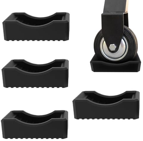 Unterlegscheiben und Keile zum Nivellieren, rutschfeste, stapelbare Grillblöcke, rutschfeste Grill-Pads, 4 x robuste Beinstütze, 8,9 x 8,9 x 3,5 cm, für Pooltische, Möbel und Terrasse