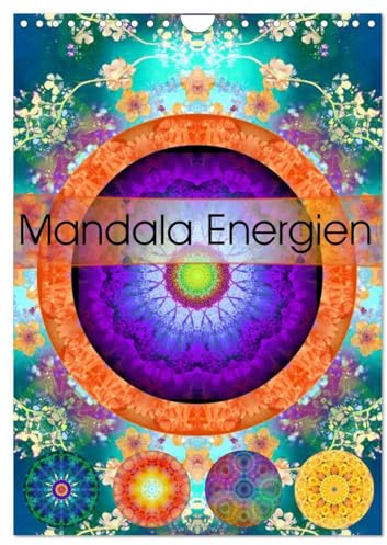Mandala Energien (Wandkalender 2026 DIN A4 hoch), CALVENDO Monatskalender: Energetische Mandalas von Blumen Fotografien. (CALVENDO Glaube)