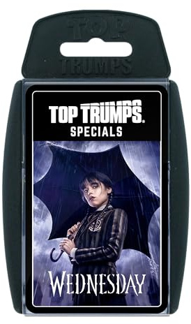 Top Trumps Wednesday Educational travel game Play with friends Travel Companion makes a gift for ages 8 plus