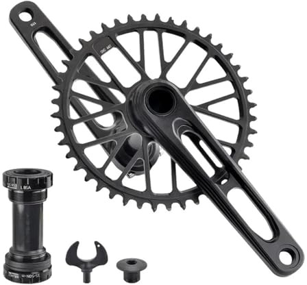 YNKJFOD Platos Y Bielas CNC For Bicicleta De Carretera, 170/175 Mm, 50-34 Dientes, For Cuadro De Carbono(CRANKS 53-39_175MM)