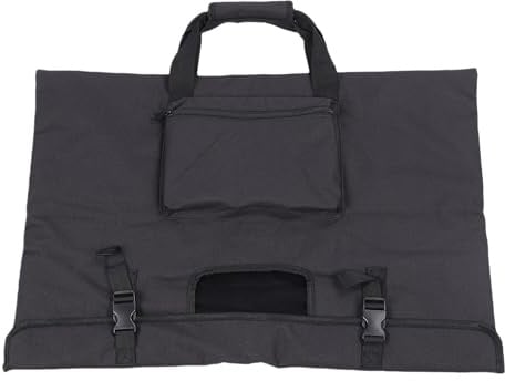 SUNGOOYUE 27 Inch Monitor Carrying Bag, 600D Oxford Fabric Storage Case with Padded Interior and Multiple Pockets for Computer Display Transport