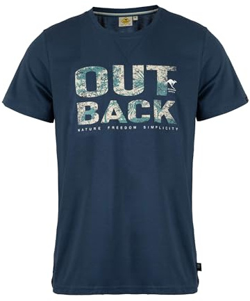 ROADSIGN australia Herren T-Shirt großflächiger Print, aus Reiner Baumwolle, für Starke Styles