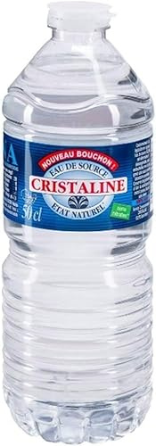 Cristaline Eau Minérale Naturelle, Bouteille de 50cl, Pack de 24