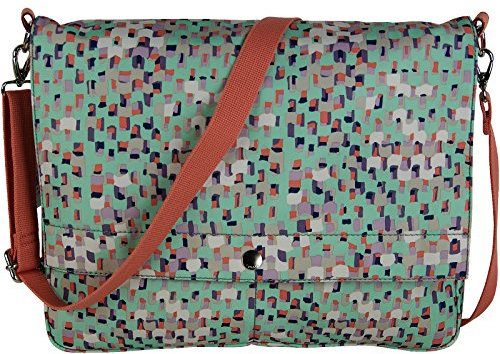 FOSSIL Handtasche Key-PER Messenger Schultertasche Umhängetasche Überschlagtasche Blue Multi