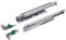Metafranc Kugelpräzisionsvollauszug - 500 mm Länge - 35 kg Tragkraft - Soft-Close Dämpfung - Leichtes Laufverhalten - Unterflurführung / Rollenauszug / Schubladenauszug / Schubladenschienen / 380999