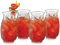 Libbey 4 Piece bar Tiki ananas in vetro, colore: Trasparente