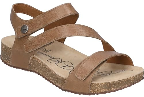 Josef Seibel Damen Tonga 25 78519 Plateausandalen, Creme, 39.5 EU