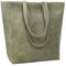 ANTONIO VALERIA Ava Leder-Tragetasche mit Tragegriff für Damen, Crazy Horse Green, Medium, Tragetasche