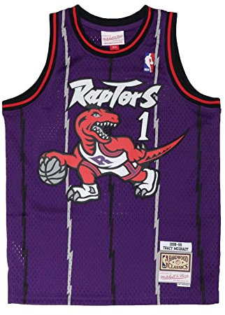 Mitchell & Ness Tracy McGrady #1 Toronto Raptors NBA Kids Swingman Road Jersey - XL