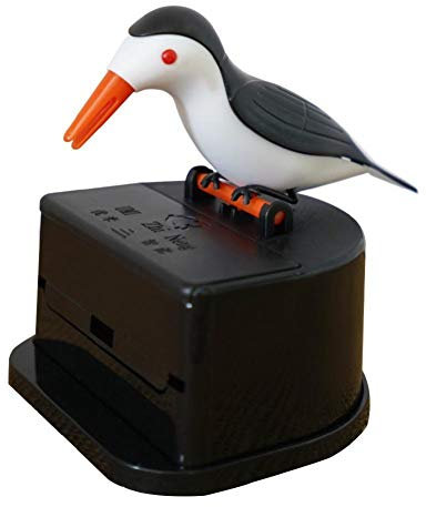 Oulensy Vogel Zahnstocher Spender, Automatische Vogel Toothpickkasten Zahnstocher Inhaber Netter Kolibri Specht Zahnstocher Fall