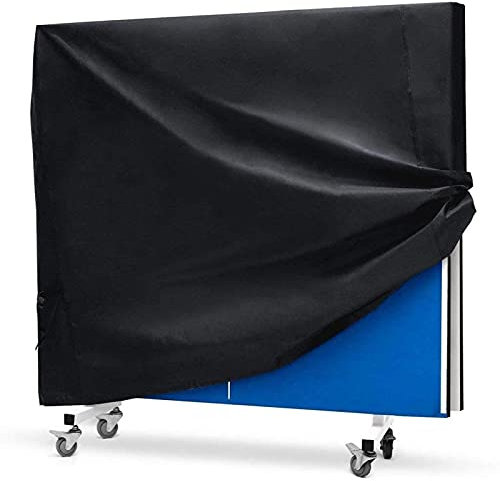 FHCSAO wasserdichte bezüge Für Tischtennis,Garten Schutzhüllen Für Billard tischdecken,Möbel.,Black-165x70x185cm