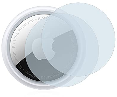 BROTECT Schutzfolie für Apple AirTag | 2 Stück Entspiegelnder Displayschutz Made in Germany Matte Full-Screen Folie Full-Cover 3D Curved Anti-Reflexion Montage Kit
