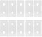 Ladieshow 10Pcs Flat Connecting Joining Plate, Flat Metal Brackets 3030-2 Hole Flat Brackets Metal Plate, Joining Plate Aluminum Flat Connecting Reinforcement Vertical Connection Tool