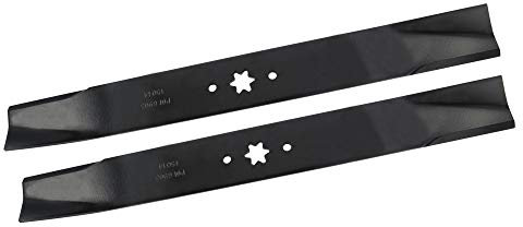 SECURA Jeu de lames (éjection) compatible avec Cub Cadet XZ1 107 17DMCACS603 (2018) Tracteur de pelouse