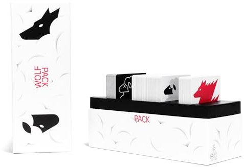 Game Division Wolfpack Original Kartenspiel I Lustig-fieses Punktespiel ab 8 Jahre I Spielkarten für 2-5 Spieler I Partyspiele für Erwachsene & Kinder