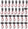 YIXISI 30 Pièces 9V Pile Connecteur, DC Adaptateur Secteur pour Arduino (15 Pièces T et 15 Pièces I Type), avec 10cm Fil Volant