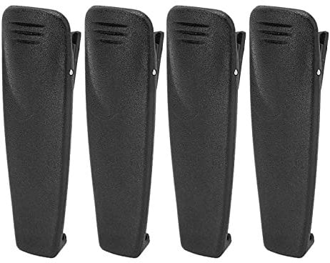 Elprico 4Pcs Radio Belt Clip, Heavy Duty 2 Way Radio Belt Clip Replacement for Motorola DRV2020 XTNi CP1800 Black