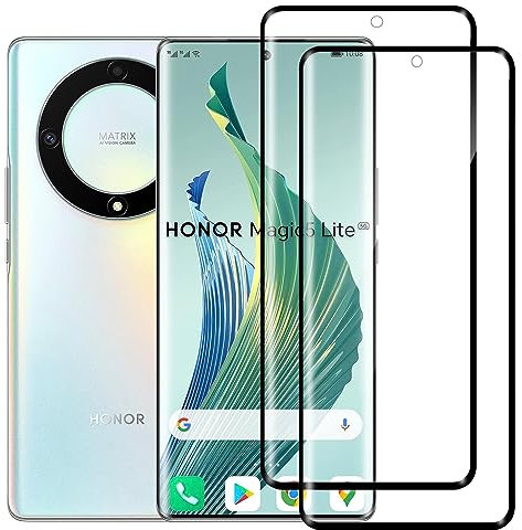 MEMELOKA [2 Pièces] Verre Trempé pour Honor Magic 5 Lite 5G/Honor 70 5G, [3D Couverture Complète] 9H Dureté Anti Rayures Protection écran, Sans Bulles, Haute Définition